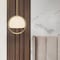 Designers Fountain Eterna 60 Watt 1 Light Brushed Gold Pendant with Etched Opal Glass Shade D274M-16P-BG - alternate 2